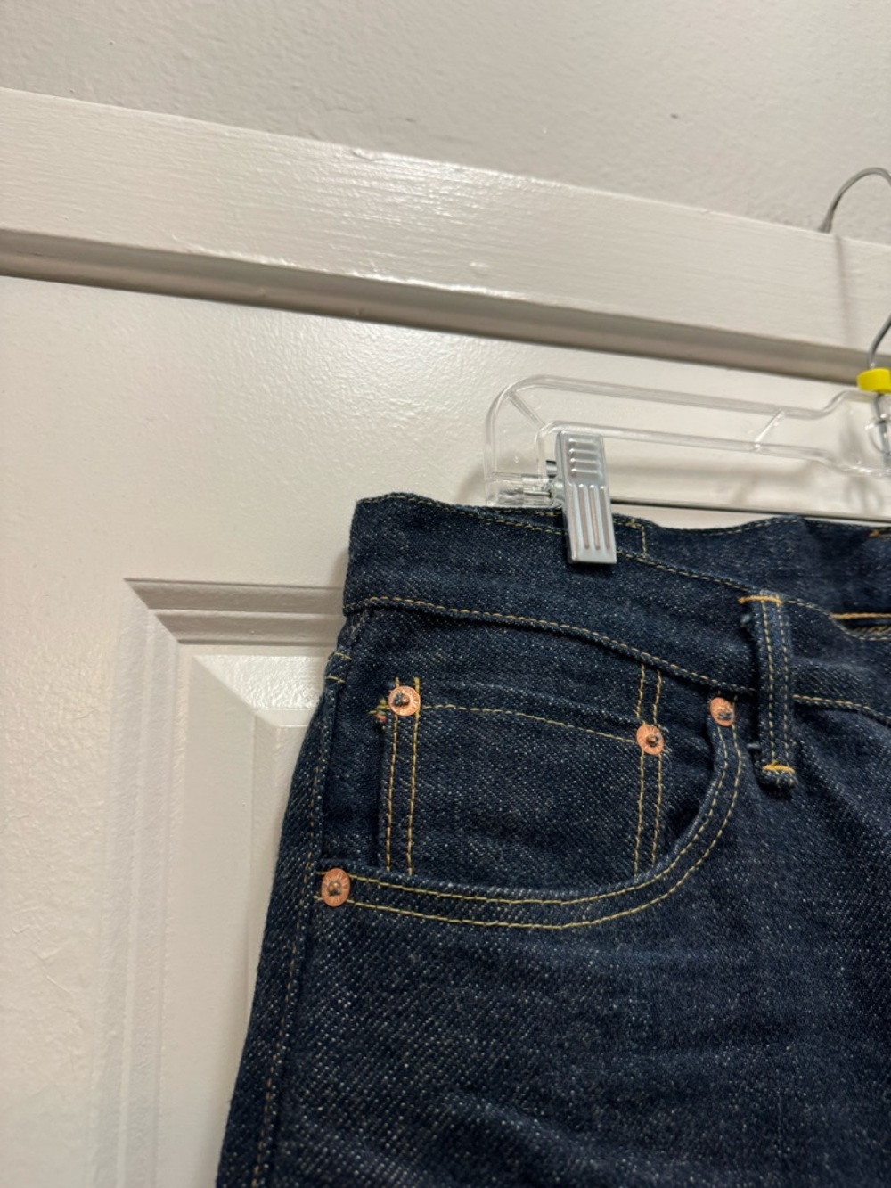 Oni Denim Jean 288 ZR-KAB Regular Straight  Selvedge Crashed Concrete Denim - Picture 2 of 13
